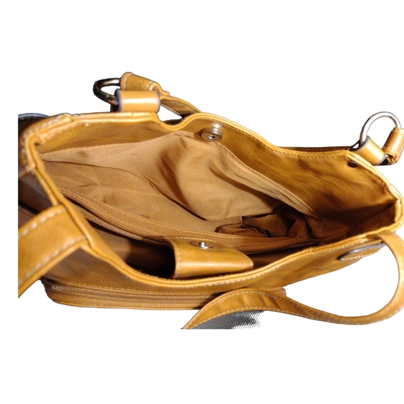 Treviso brown leather shoulder bag - Picture 4 of 8